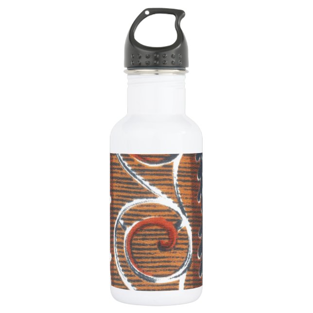 Beautiful amazing customizable Trendy Art Design  Stainless Steel Water Bottle (Front)