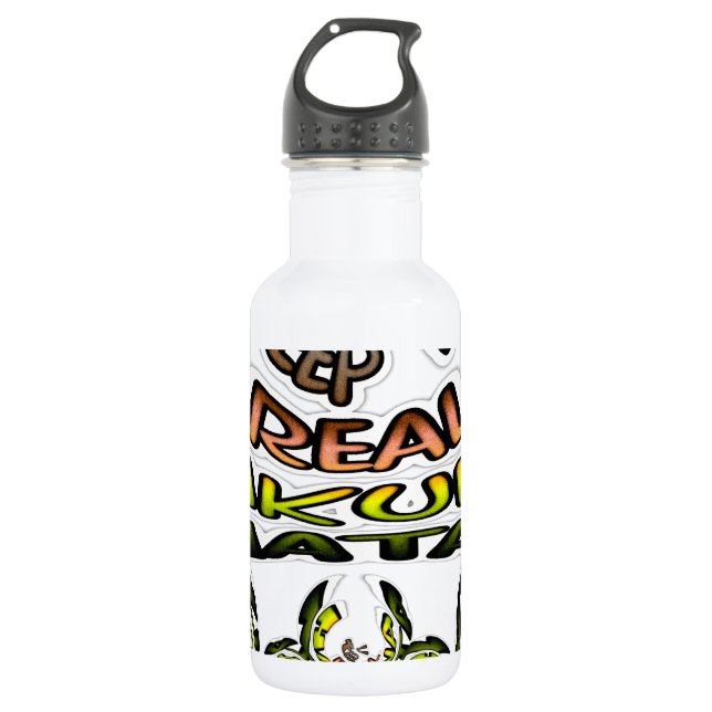 Beautiful amazing customizable Trendy Art Design  Water Bottle (Front)