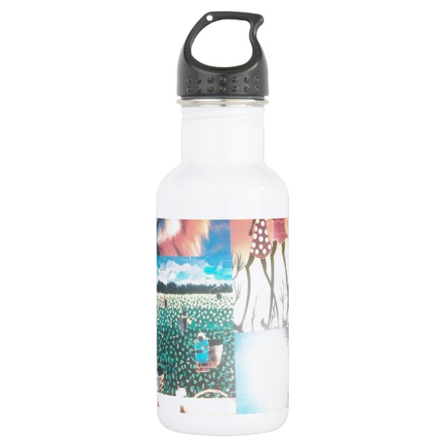 Beautiful amazing customizable Trendy Art Design  Water Bottle (Front)