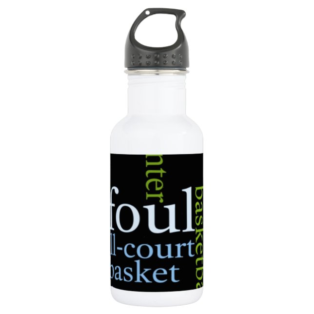 Beautiful amazing customizable Trendy Art Design  Water Bottle (Front)