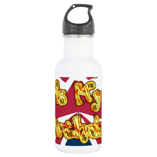 Beautiful amazing customizable Trendy Art Design  Water Bottle (Front)