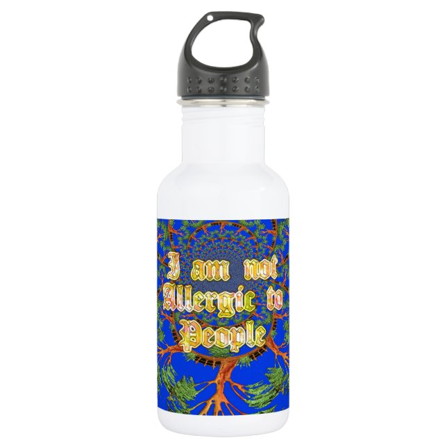 Beautiful amazing customizable Trendy Art Design  Water Bottle (Front)