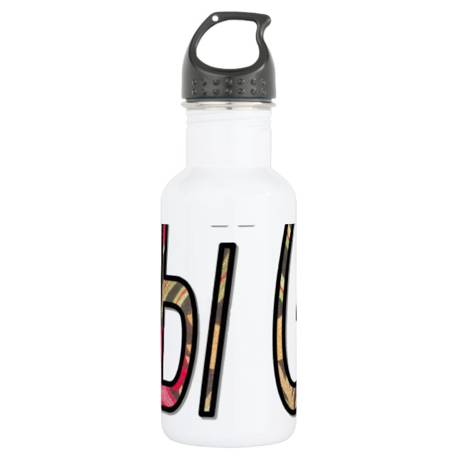 Beautiful amazing customizable Trendy Art Design  Water Bottle (Front)
