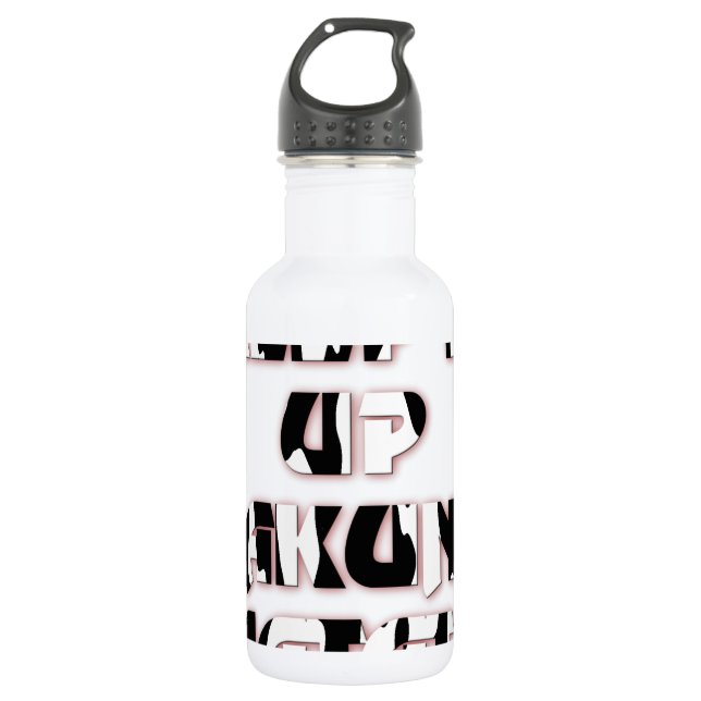 Beautiful amazing customizable Trendy Art Design  Water Bottle (Front)