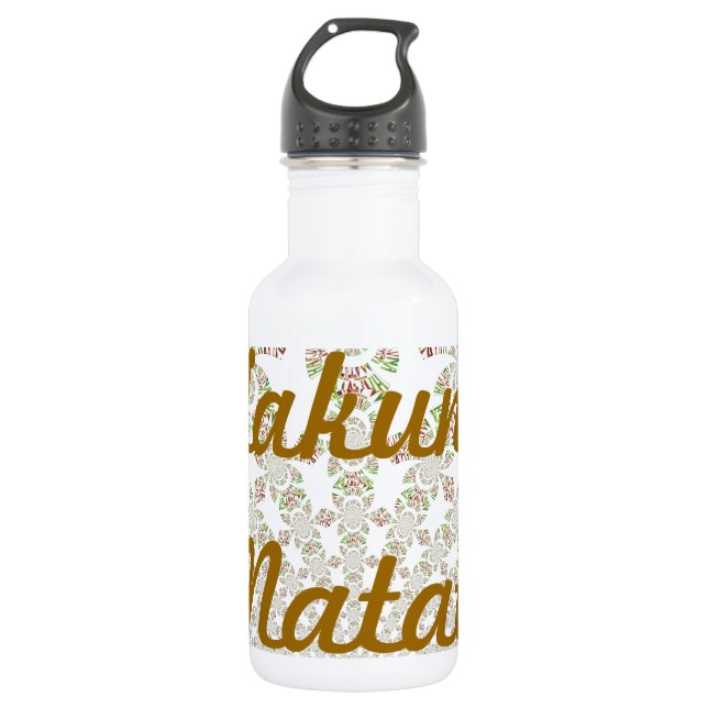 Beautiful amazing customizable Trendy Art Design  Water Bottle (Front)