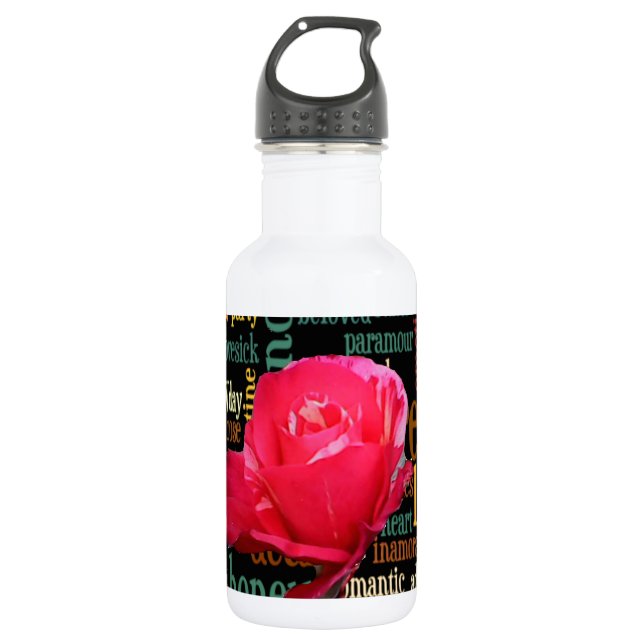 Beautiful amazing customizable Trendy Art Design  Water Bottle (Front)