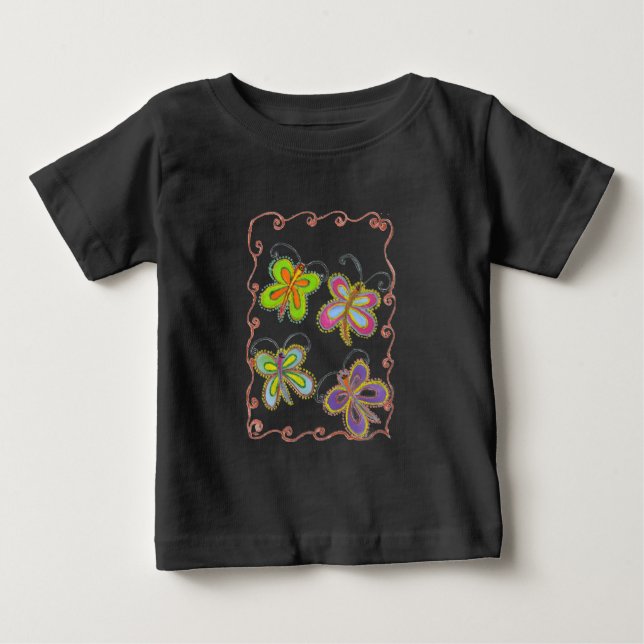 Beautiful amazing Cute Butterfly Art: Perfect Gift Baby T-Shirt (Front)