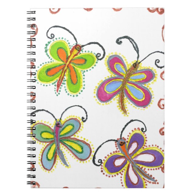 Beautiful amazing Cute Butterfly Art: Perfect Gift Notebook (Front)