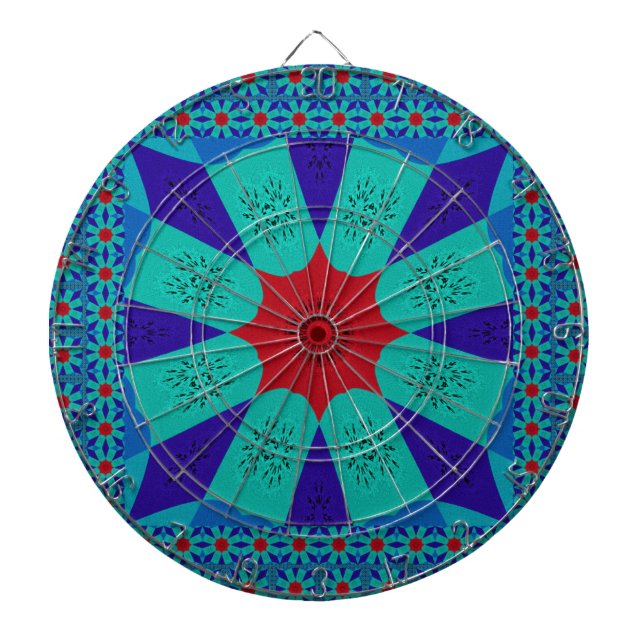 Beautiful Amazing Egyptian  Feminine Design Color Dartboard (Front)