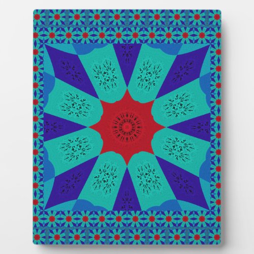 Beautiful Amazing Egyptian  Feminine Design Color Plaque