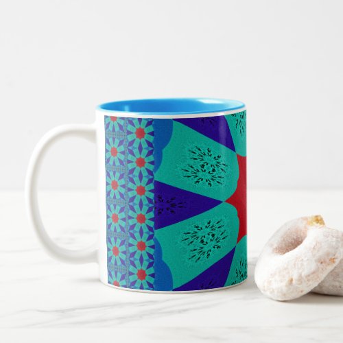 Beautiful Amazing Egyptian  Feminine Design Color Two_Tone Coffee Mug