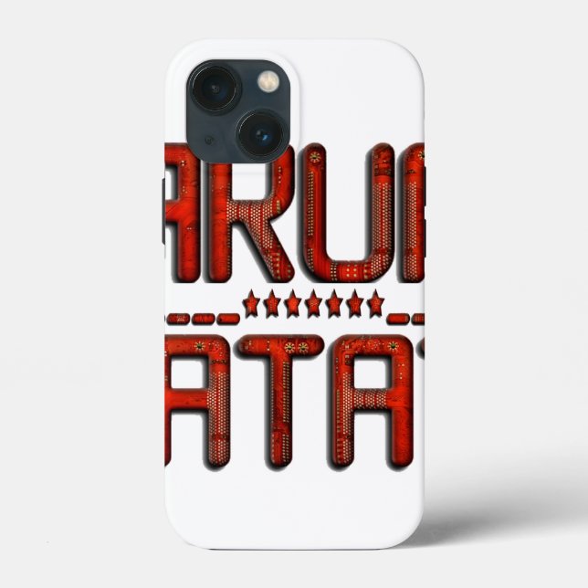 Beautiful Amazing Embossed Red Hakuna Matata Text  Case-Mate iPhone Case (Back)