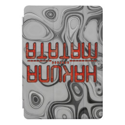 Beautiful Amazing Embossed Red Hakuna Matata Text  iPad Pro Cover