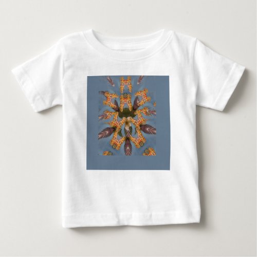 Beautiful amazing Funny African Giraffe pattern de Baby T_Shirt