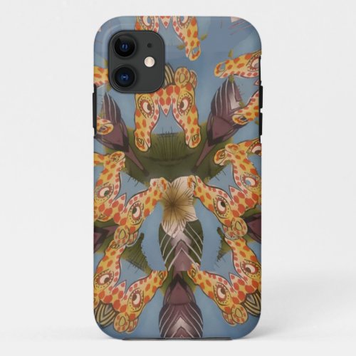 Beautiful amazing Funny African Giraffe pattern de iPhone 11 Case