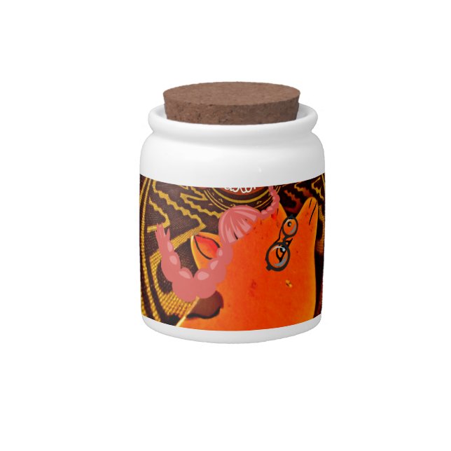 Beautiful Amazing Giraffe  love safari animals  Candy Jar (Front)