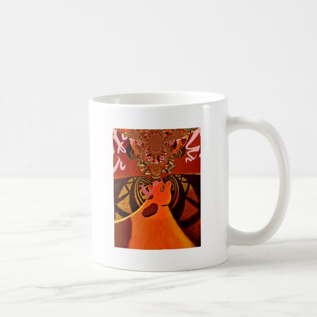 Beautiful Amazing Giraffe  love safari animals  Coffee Mug (Right)