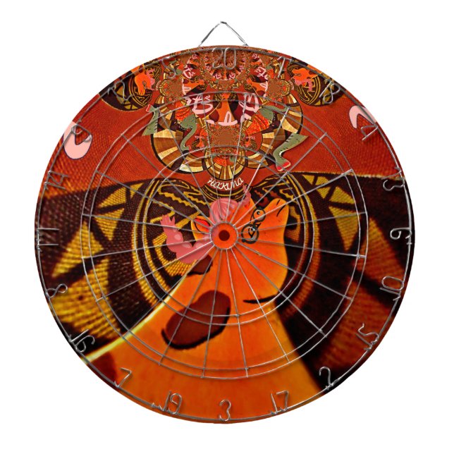 Beautiful Amazing Giraffe  love safari animals  Dart Board (Front)