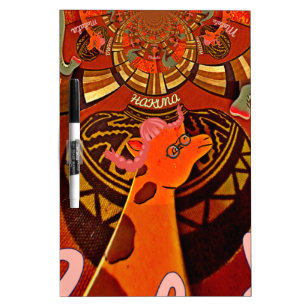 Beautiful Amazing Giraffe love safari animals Dry-Erase Board