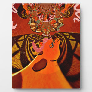 Beautiful Amazing Giraffe  love safari animals  Plaque