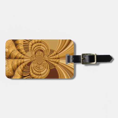 Beautiful amazing Giraffe vector Kaleidoscope art Luggage Tag