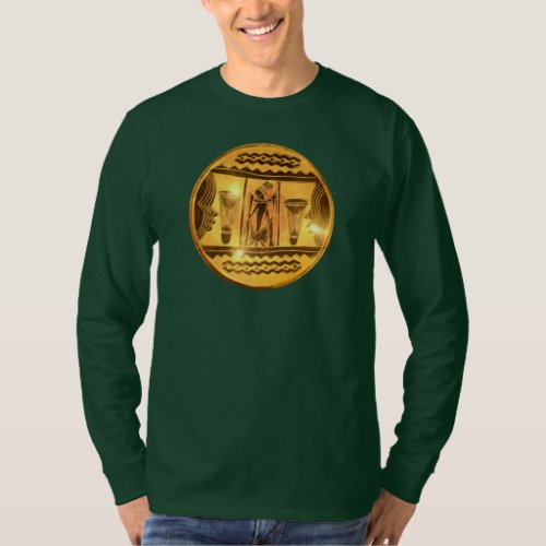 Beautiful Amazing Golden Red African Drummers T_Shirt