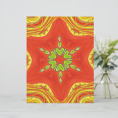 Beautiful Amazing Golden Red African Motif Colors (Standing Front)