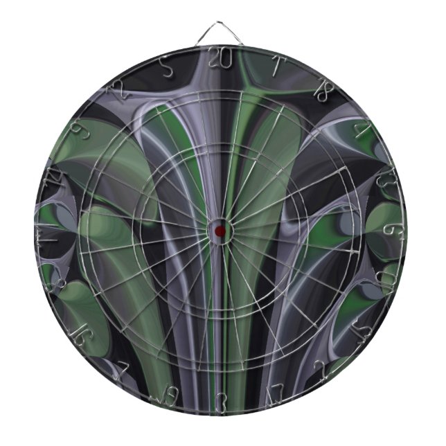Beautiful Amazing Green Aurora Texture Art Design Dart Board (Front)