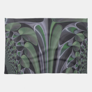 Beautiful Amazing Green Aurora Texture Art Design Towel