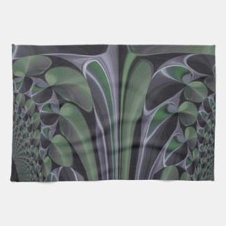 Beautiful Amazing Green Aurora Texture Art Design Towel