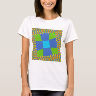 Beautiful Amazing Green Blue Cyan Art Print Design T-Shirt
