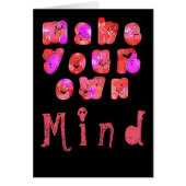 Beautiful Amazing Greeting Card Vertical Template (Front)