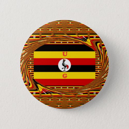 Beautiful amazing Hakuna Matata Lovely Uganda Colo Button