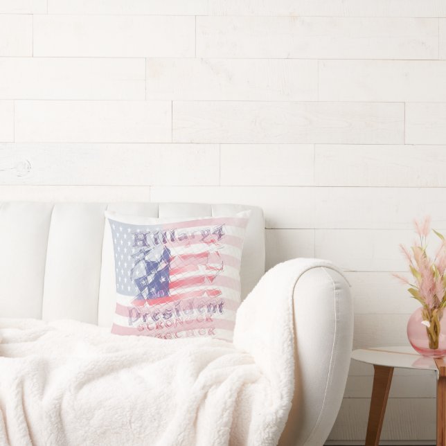 Beautiful Amazing Hillary 4 USA President  latest Throw Pillow (Couch)