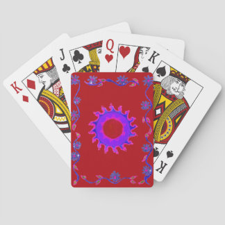 Beautiful amazing India Motif Mendi Art Design Poker Cards
