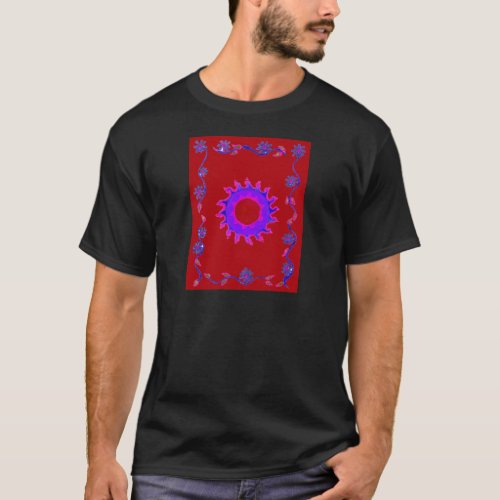 Beautiful amazing India Motif Mendi Art Design T_Shirt