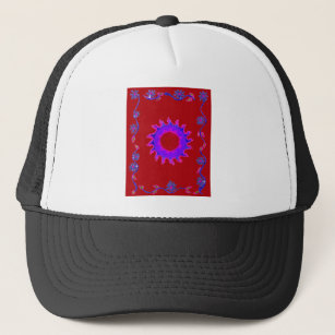 Beautiful amazing India Motif Mendi Art Design Trucker Hat