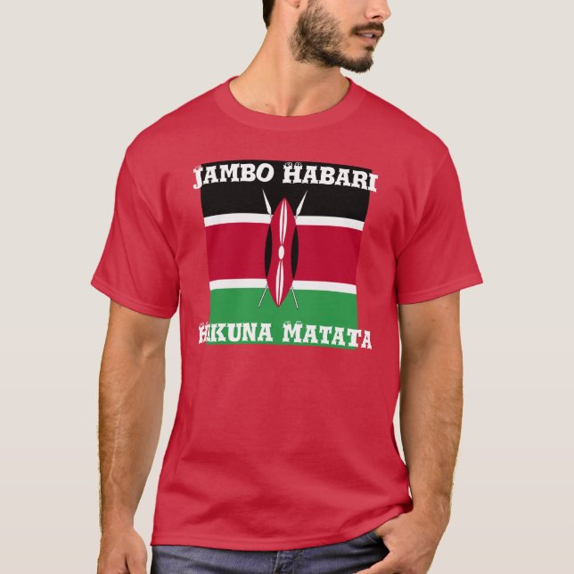 Beautiful Amazing Jambo Habari Hakuna matata shirt (Front)