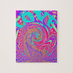 Beautiful Amazing Love Whirl Text Art Print Design Jigsaw Puzzle