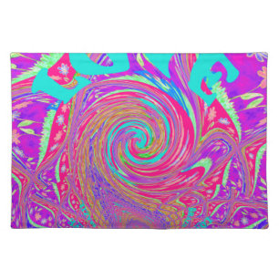 Beautiful Amazing Love Whirl Text Art Print Design Placemat
