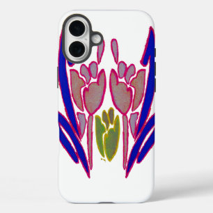 Beautiful Amazing Lovely Blue & Purple Red Rose iPhone 16 Plus Case