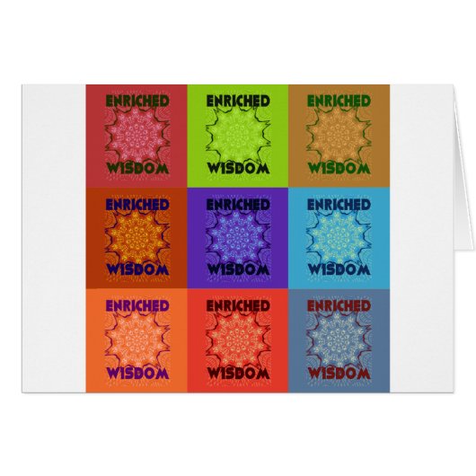 Beautiful Amazing Lovely Pop Art Print: Enriched (Front Horizontal)