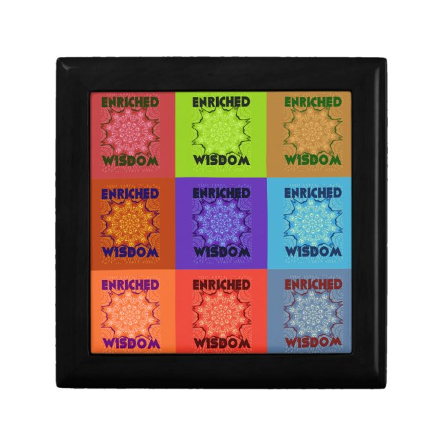 Beautiful Amazing  Lovely Pop Art Print: Enriched  Jewelry Box (Front)