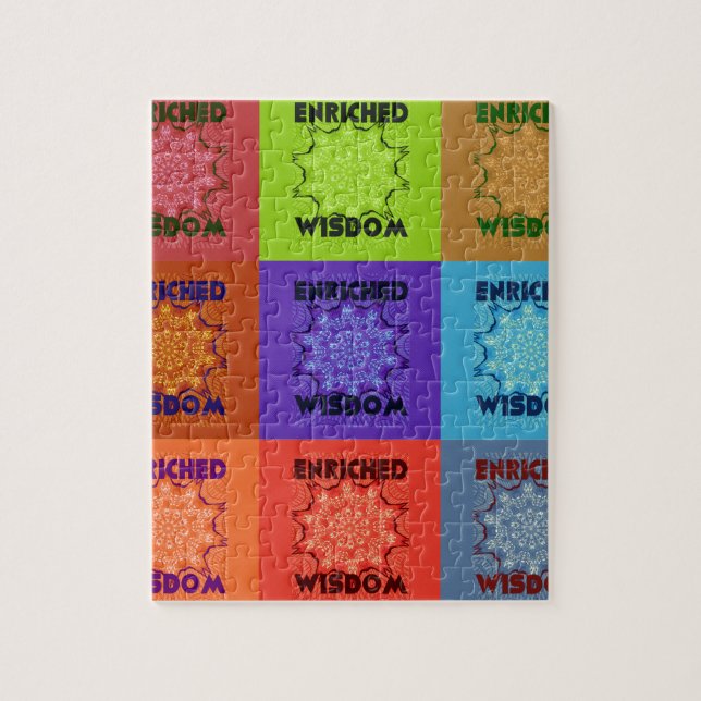 Beautiful Amazing  Lovely Pop Art Print: Enriched  Jigsaw Puzzle (Vertical)