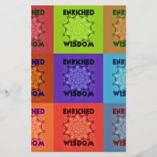 Beautiful Amazing Lovely Pop Art Print: Enriched Stationery