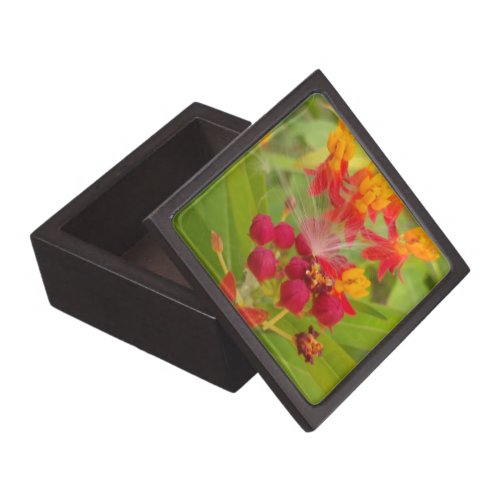 Beautiful Amazing lovely Red Golden Green Floral  Gift Box