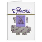 Beautiful amazing lovely Teacher (Front)
