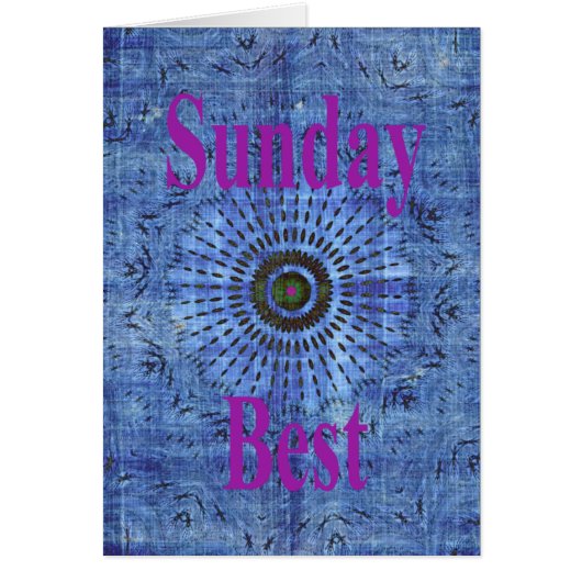 Beautiful Amazing Modern Denim Design: Sunday Best (Front)