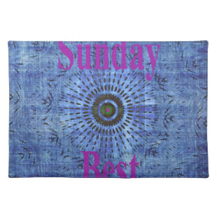 Beautiful Amazing Modern Denim Design: Sunday Best Placemat