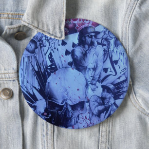 Beautiful amazing online Skeezers artistic pattern Button